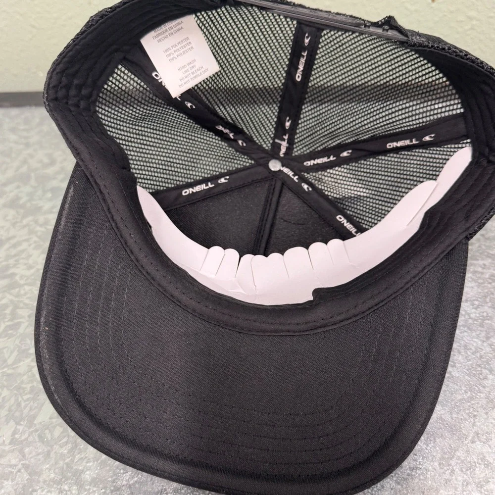 O'Neill Trucker Hat Mens OS Black New‎ Daisy Floral Graphic Mesh Snapback Cap